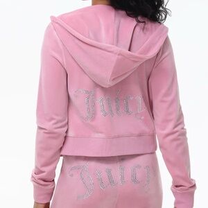 OG Big Bling Juicy Couture Velour Tracksuit Set — Women’s L — Never Worn